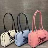 MLB, джинсовая Boston bag, вместительная сумка подмышкой, кошелёк, сумка через плечо