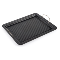 Grill plate iron plate barbecue tools accessories household barbecue plate Korean non-stick skillet grill plate outdoor charcoal barbecue meat plate