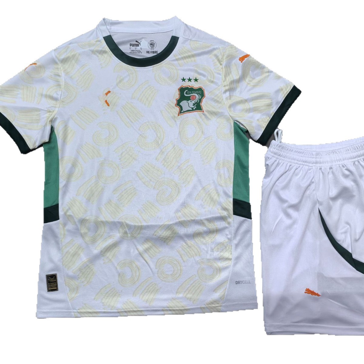 2025 Traje de uniforme de fútbol del equipo nacional africano Costa de Marfil Marruecos Ghana Camiseta de Senegal Adulto