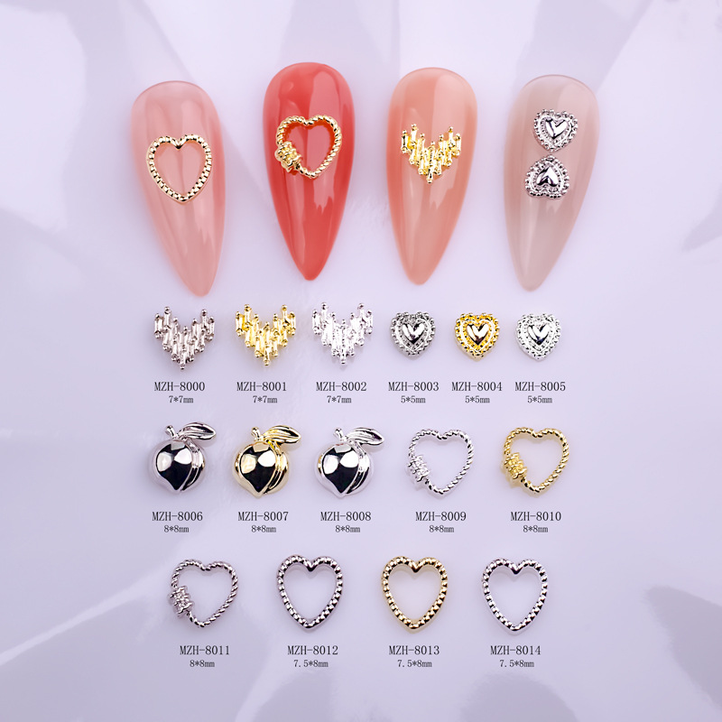 Japanese three dimensional small accessory for manicure heart shaped…