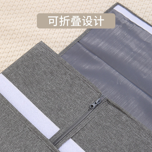 Cross-border Amazon portable fabric storage box foldable clothing storage box household clothing quilt storage bag