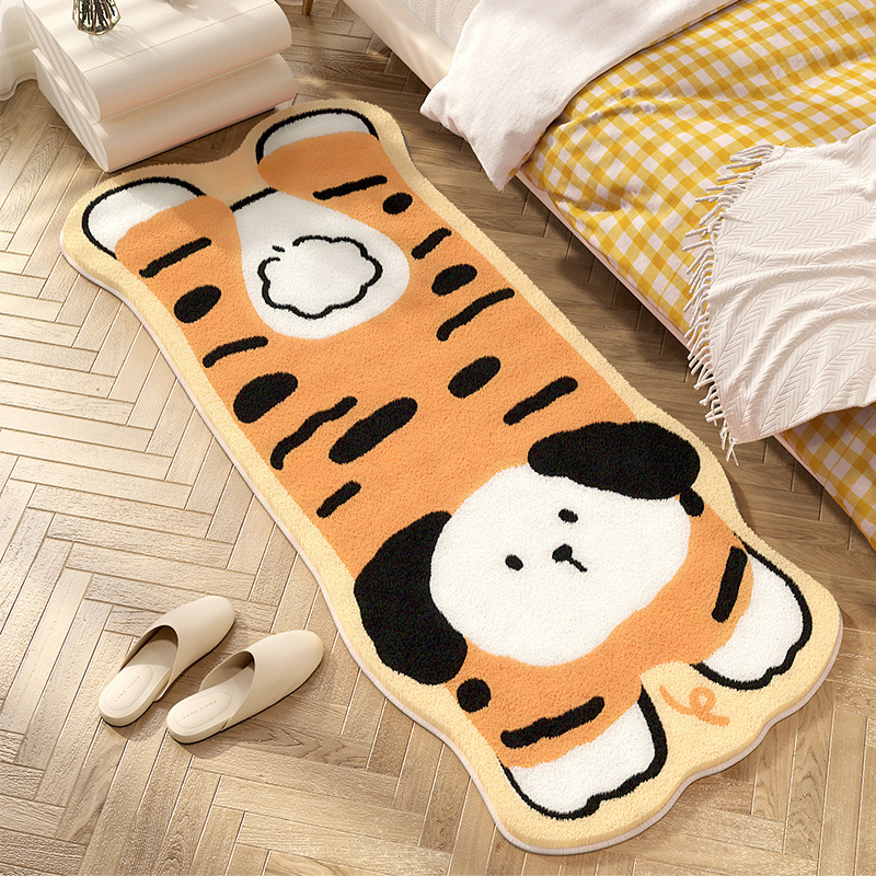 Cartoon cute pet imitation cashmere bedside blanket cute girl room bay window pad home full carpet carpet a generation of hair