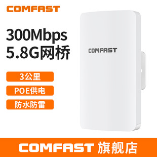 COMFAST CF-E120A Mini 300M Wireless Bridge Transmission 5.8G Monitoring Bridge Factory Private Model CPE