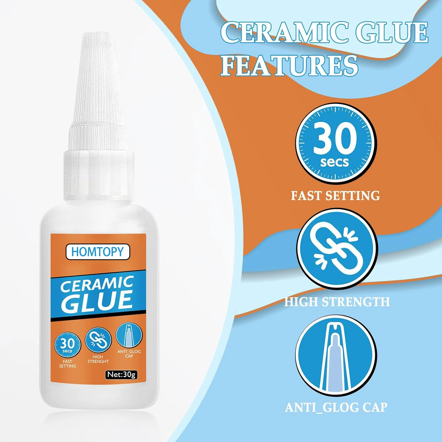 Клеевой состав для керамики, стекла, пластика, металла, резины и ремонта поделок своими руками