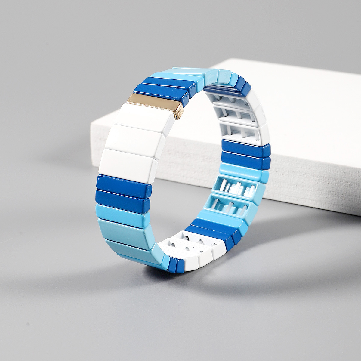 1 Piece Retro Color Block Enamel Handmade Womenu0027S Bangle