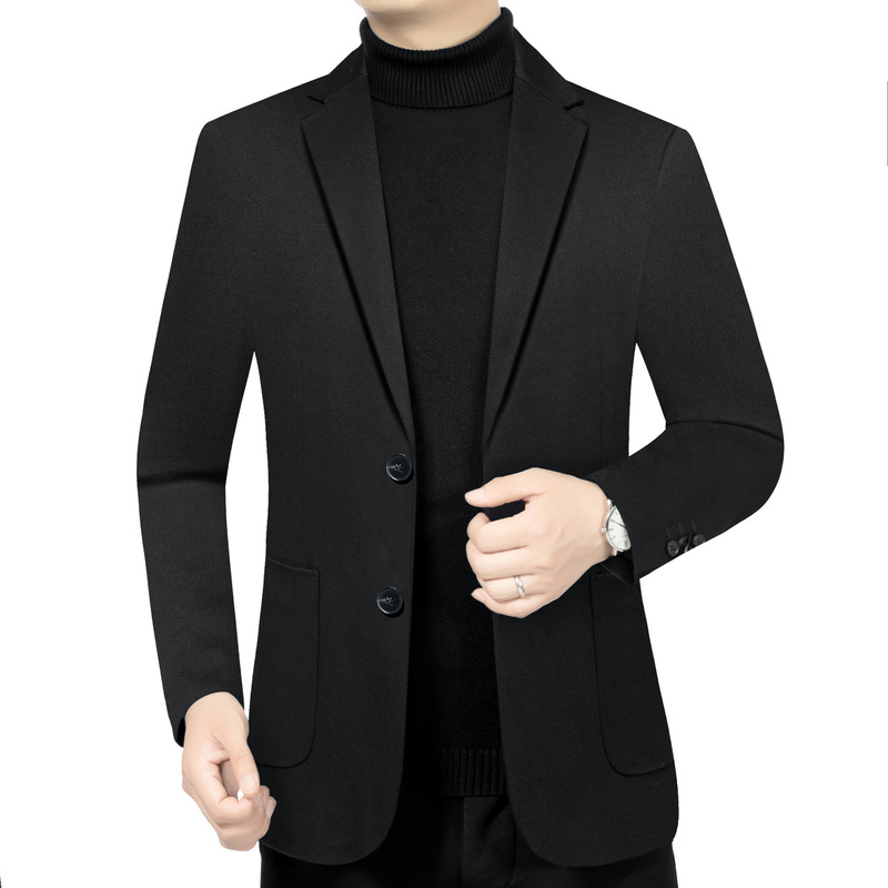 New spring and autumn men's outerwear 2027: slim-fit casual suit jacket for young and middle-aged men, suitable for both formal and informal occasions
