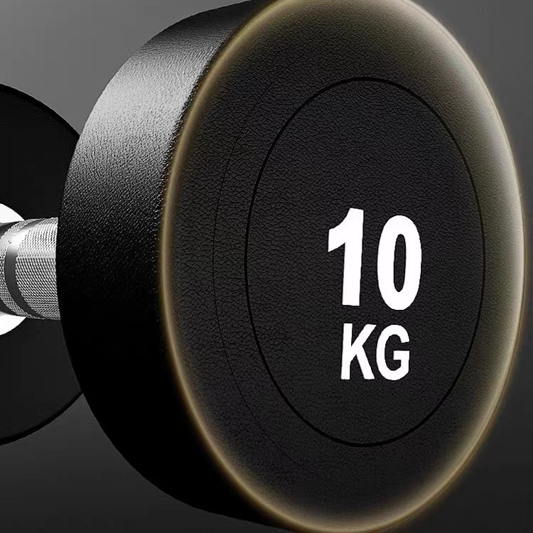 Selección estricta de peso de cabeza redonda encapsulado adhesivo gimnasio para hombres y mujeres equipos de gimnasio de peso de cabeza redonda domésticos equipos de gimnasio comerciales