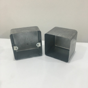 86-type metal open box stretch box stretch open box switch bottom box iron box junction box H50 one-time molding