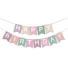 Cross -border Macaron Birthday Pulling Banner, Kinmmar Happy Birthday Birthday Happy Birthday Space Spot Spot, wholesale