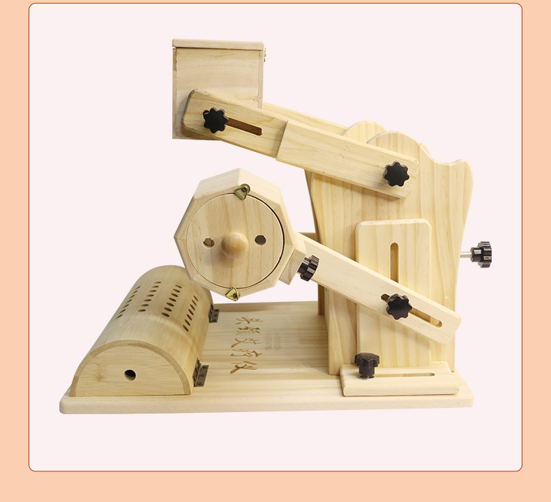 Wooden Moxa Box Head Therapy Tool for Neck Shoulder and Eye Area Moxibustion Wellness Device 500g details