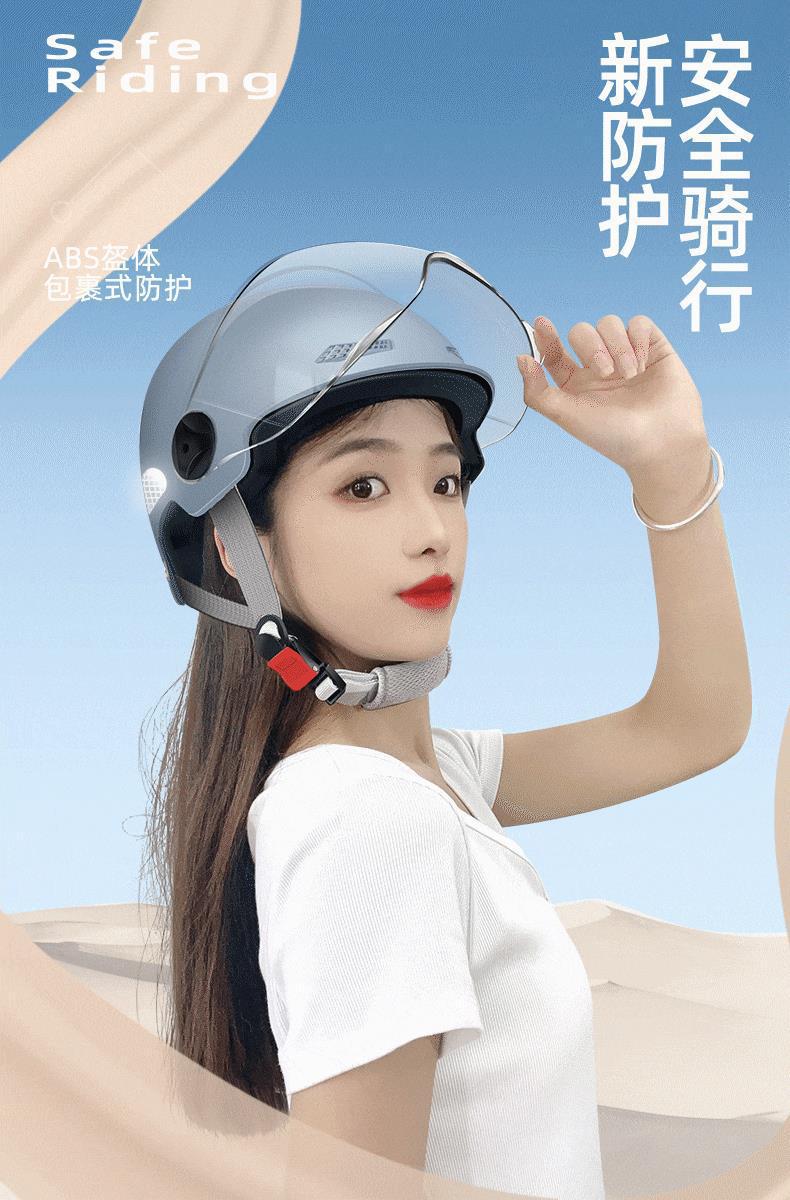 3C Certified Electric Motorcycle Helmet for Men and Women