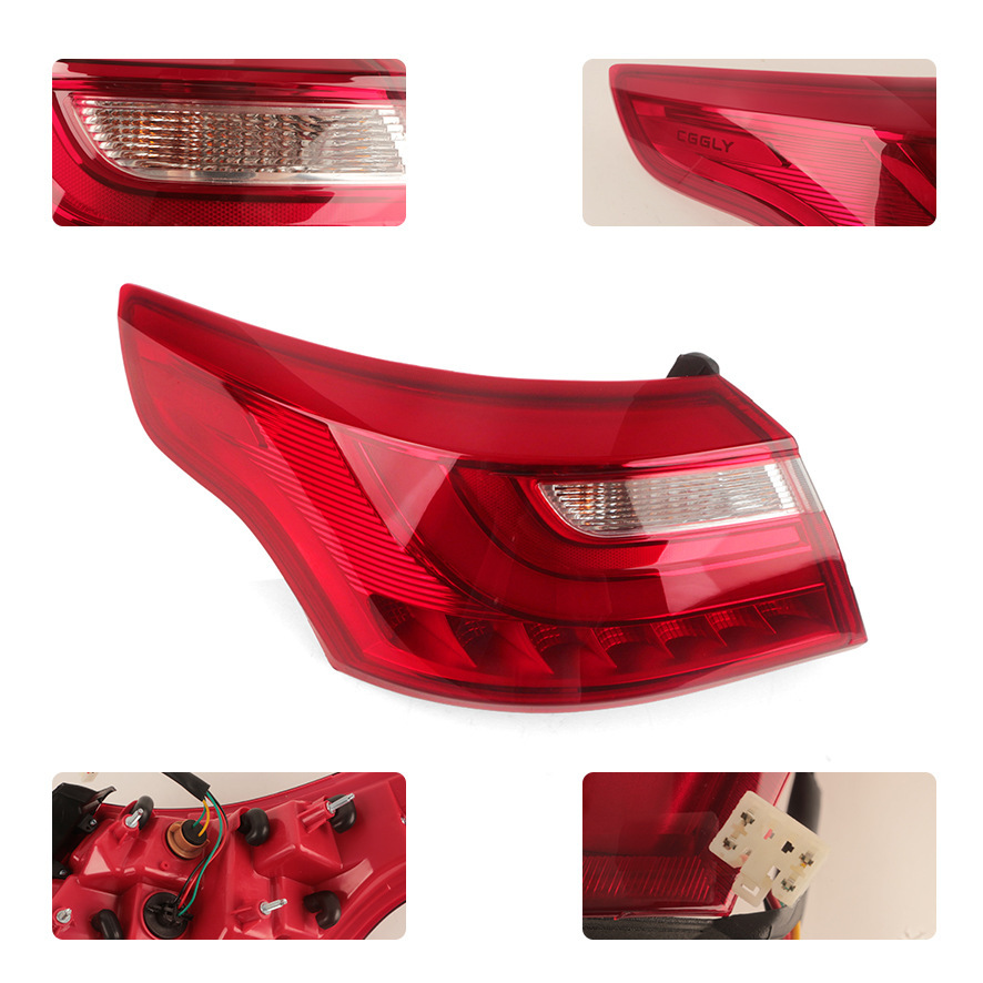 Aplicable a 18 19 20 conjunto de luz trasera de largo alcance Geely luz trasera de largo alcance cubierta de luz de freno de largo alcance