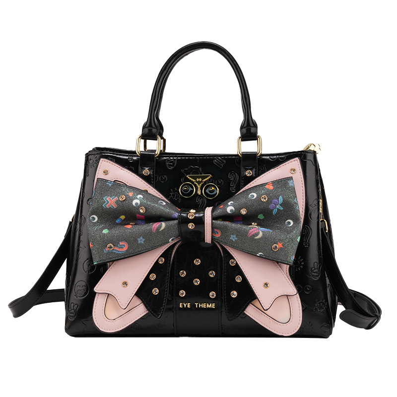 Europa y los Estados Unidos bolsos de damas con cremallera multicapa de contraste de color damas casuales de gran capacidad de oficina de vestir 2880 #