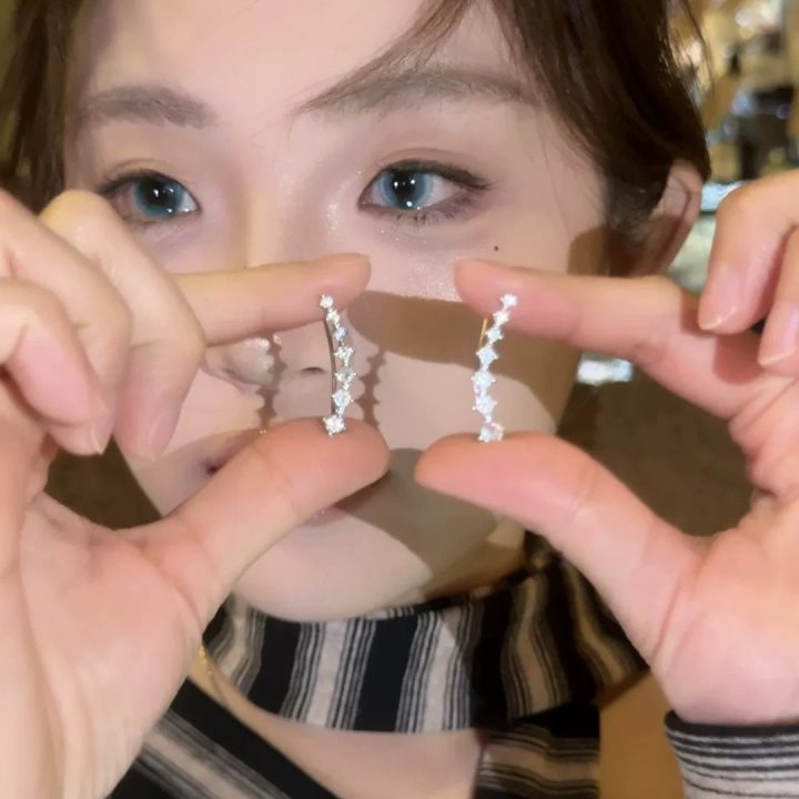 エレガントなロングパールタッセルピアス、軽い高級感と高級感、フレンチな優しいニッチデザイン、高級ピアス|undefined
