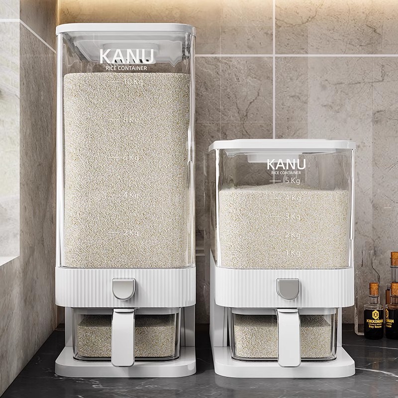 Cubo de arroz a prueba de humedad, sellado de grado alimenticio, nuevo tanque de arroz a prueba de insectos para el hogar, caja de almacenamiento de arroz, caja de almacenamiento de granos