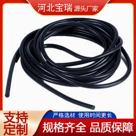 厂家生产 O型 黑色丁腈橡胶棒 耐油橡胶密封条 实心圆条 橡胶绳