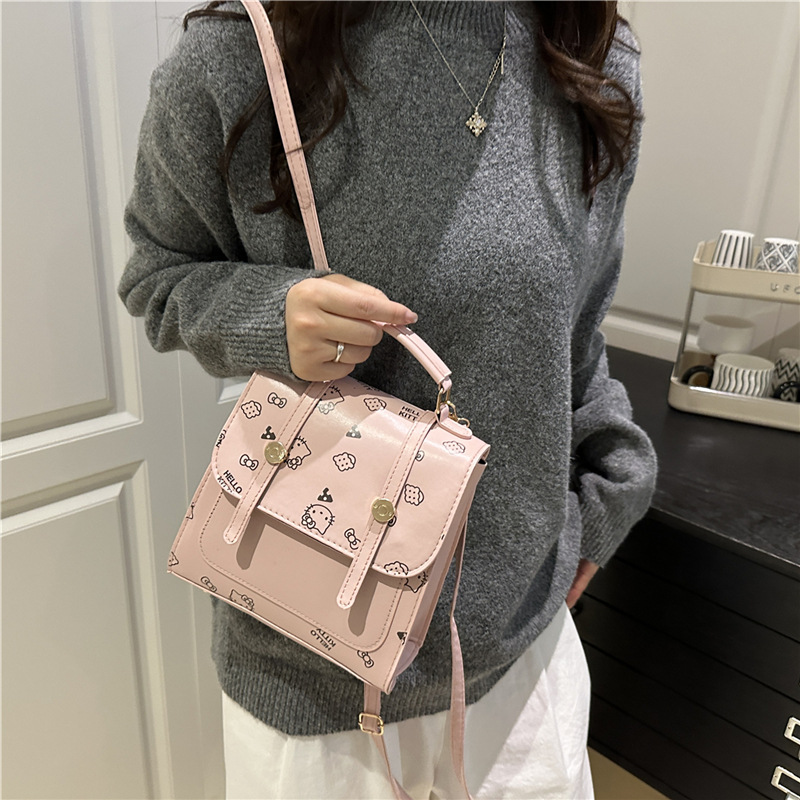 Nicho de diseño sensación de mochila de hombro de estilo femenino estilo de moda de estudiantes de moda personalidad casual sensación de textura de mochila de estilo universal