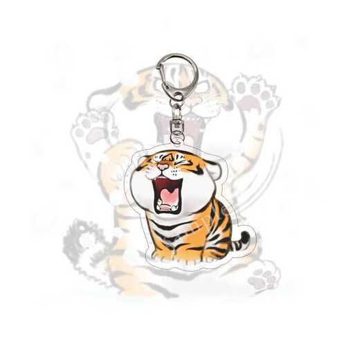 Mezzanine Little Tiger Cute Cerebellar Ax Cartoon Pendant Acrylic Keychain Pendant