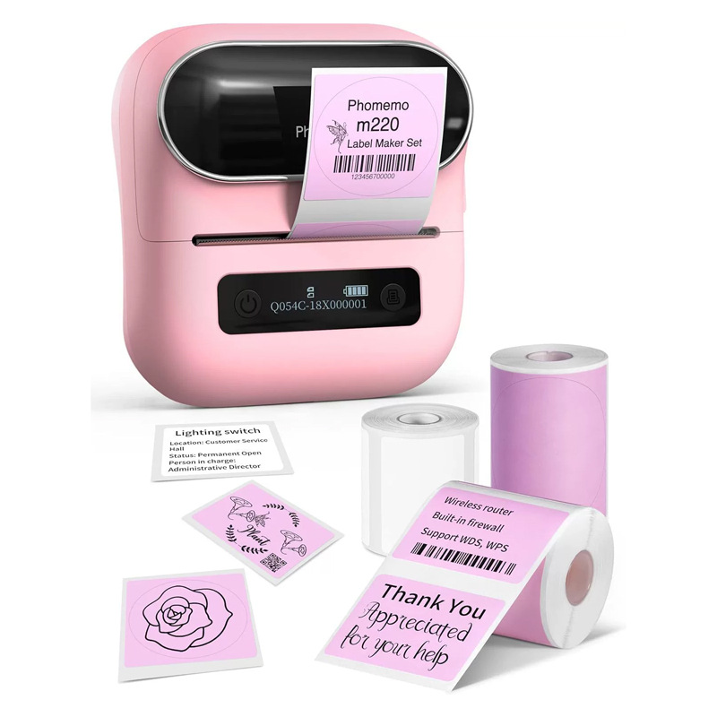 Impresora de Etiquetas Comercial Phomemo M110, Mini Impresora Térmica Portátil Bluetooth, Impresora Transfronteriza, Logotipo al por Mayor