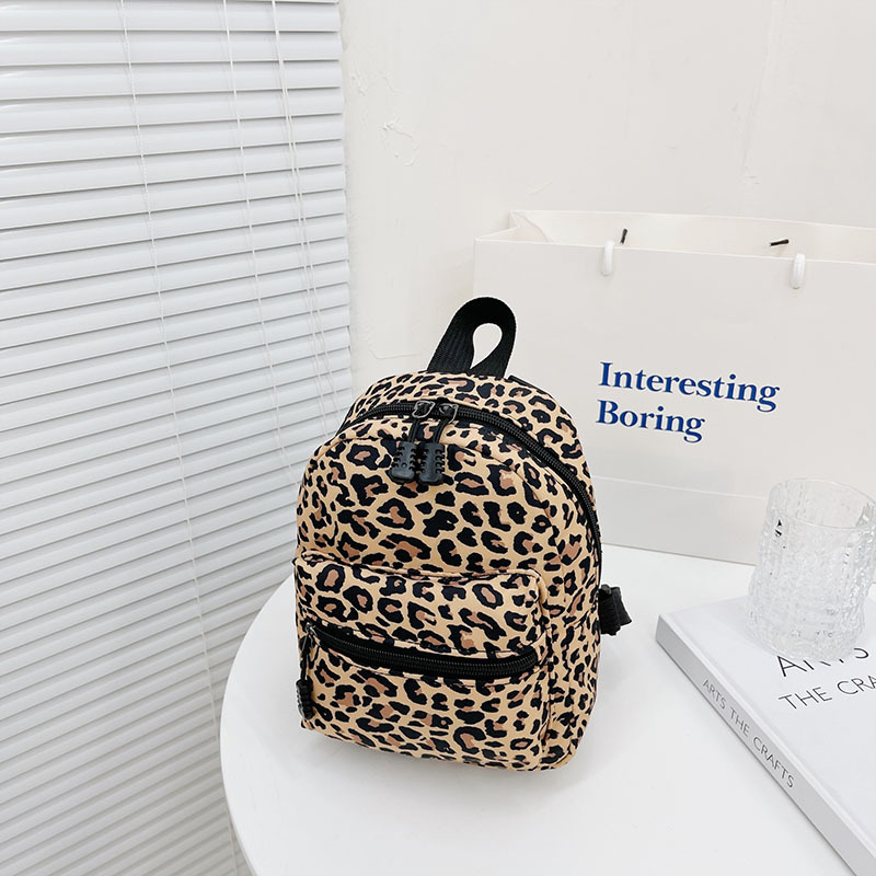 Japanese Style Soft Girl Cute Funny Cow Spotted Backpack Soft Cute Sweet Girl College Style Canvas Student Schoolbag