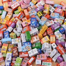 仿真微缩食玩迷你饮料小酒瓶混款diy树脂材料配件立体便利店瓶子