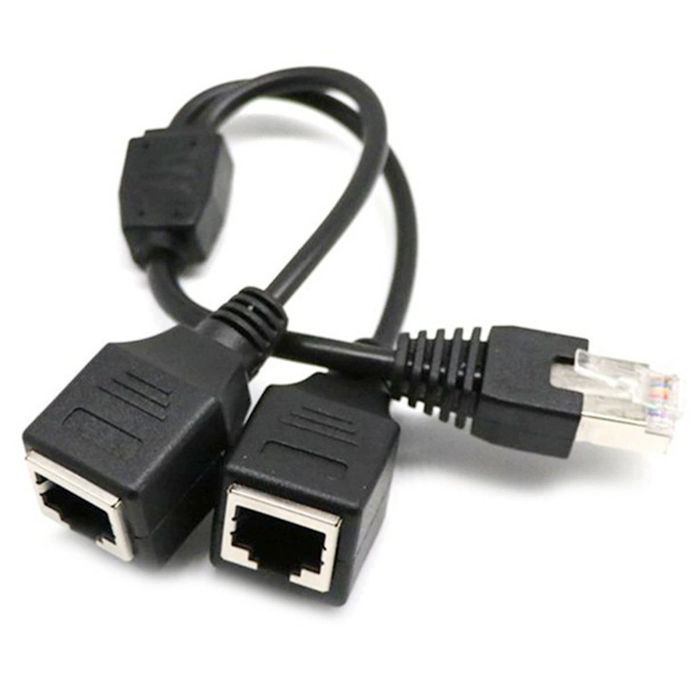 Кабель RJ45 для порта Ethernet LAN один к двум, кабели RJ45 на два направления (одновременно использовать нельзя)