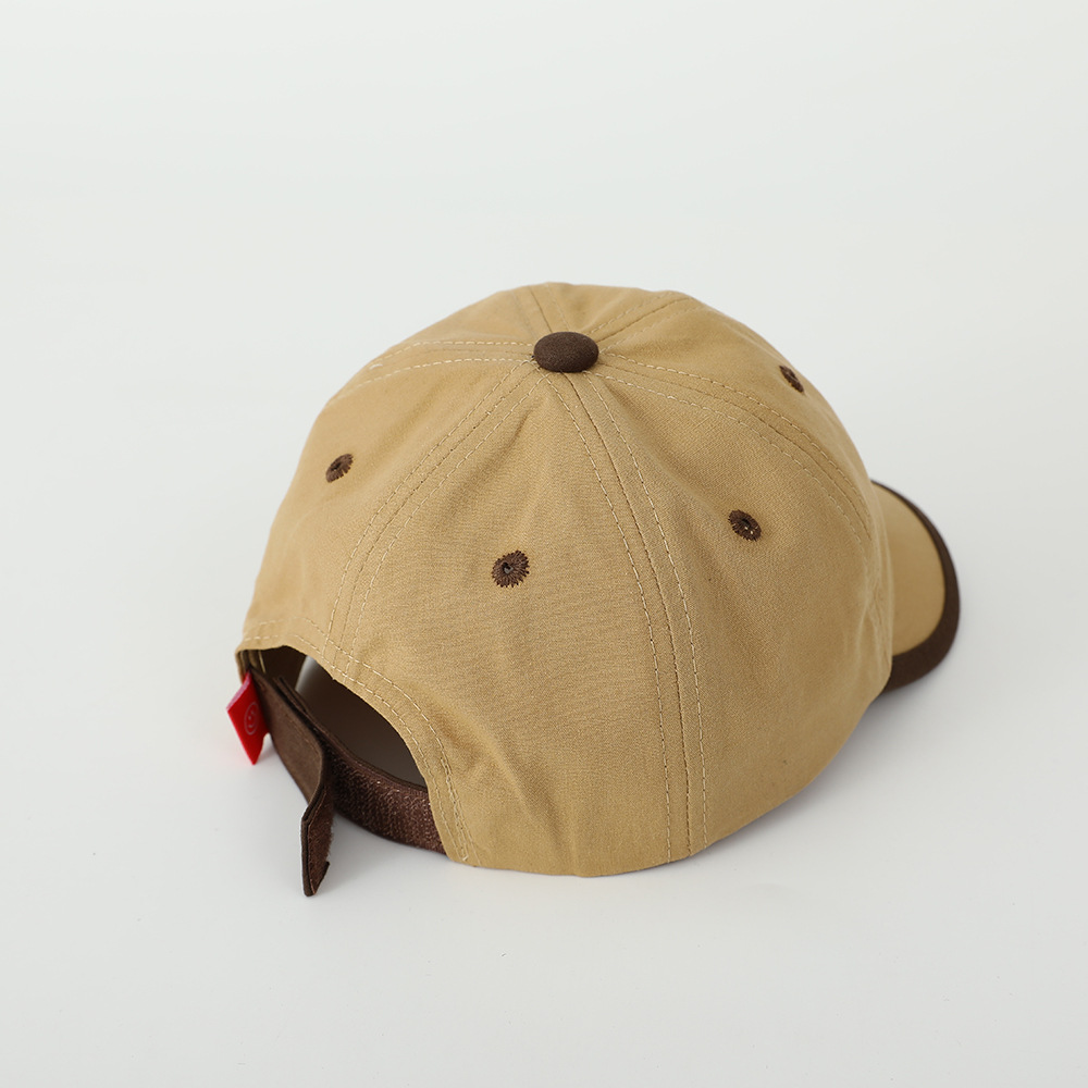 Sombreros de bebés bordados de letras primavera y otoño para niños sombreros de bordes cortos para niños sombreros de béisbol para bebés sombreros de marea de béisbol