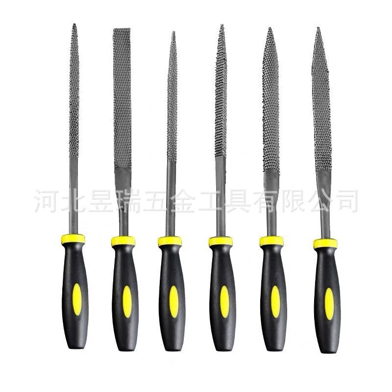 Suministro transfronterizo YURUI mini Archivo de carpintería archivo surtido de madera dura archivo pequeño archivo herramienta de pulido 6-Piece Conjunto de archivos de madera