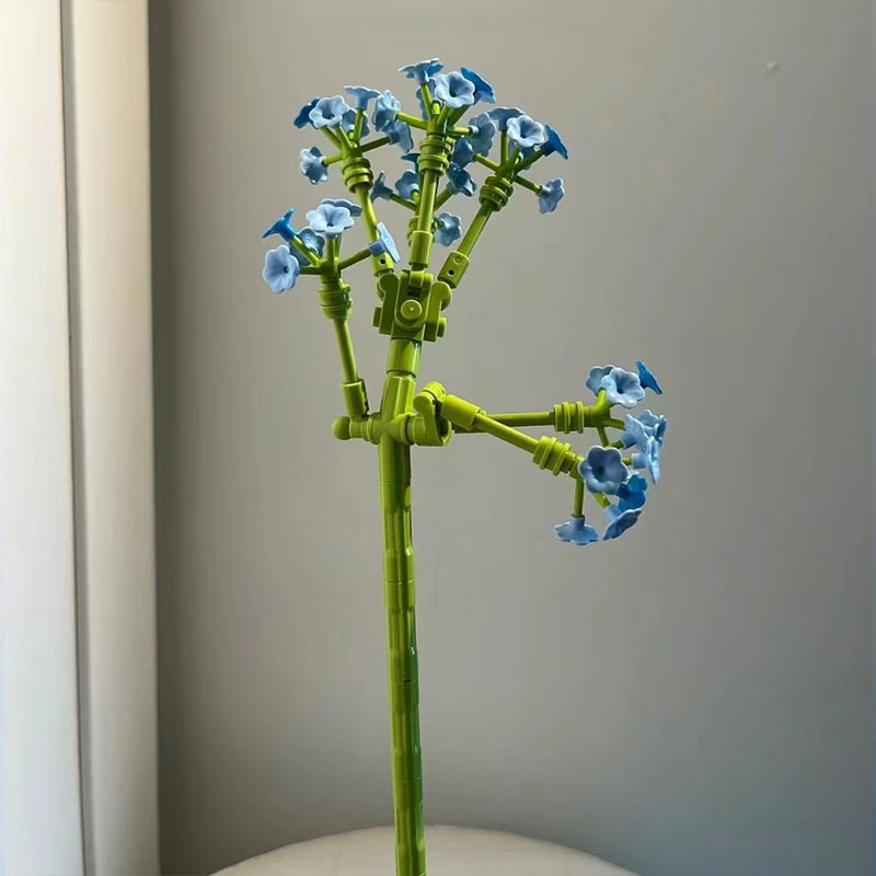 クロスボーダー佳奇積み木花diyはバラの永生花を組み合わせて彼女に祝日のプレゼントシリーズの花束のデスクトップを送ります。|undefined