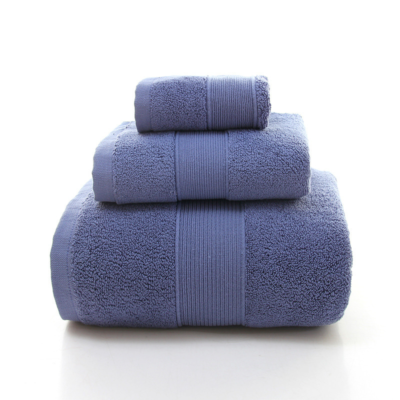 Towel Bath Towel Large Cover Towel Pure Cotton Plain Color Broken File Gift Cover Towel Combination
