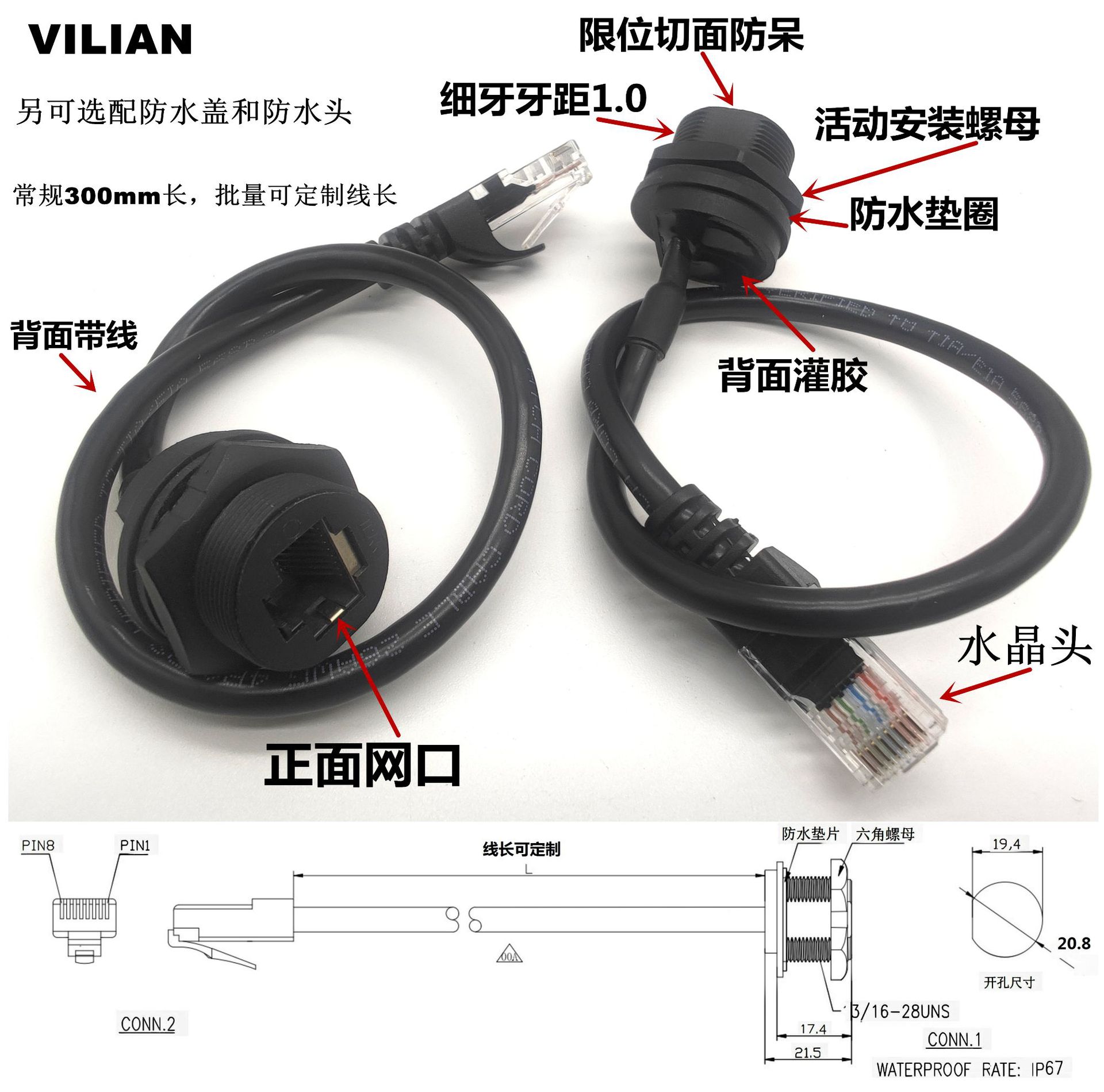 Ӣ1316-28UNSM20YRJ45̫ͷͷ