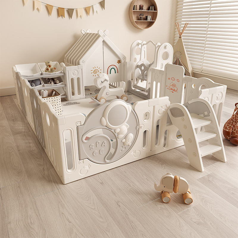 Babies juego valla valla protector de bebés tierra para niños en el interior casa para niños esterradura valla sala de estar