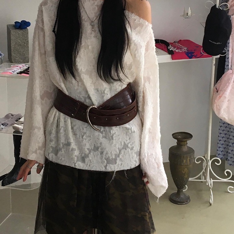 spring solid fashionable long-sleeve