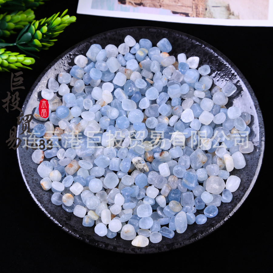 100 tipos de piedra triturada de 7 - 9mm cristal natural jade ágata espécimen de piedra preciosa marco de fotos transfronterizo mano suministro Amazon