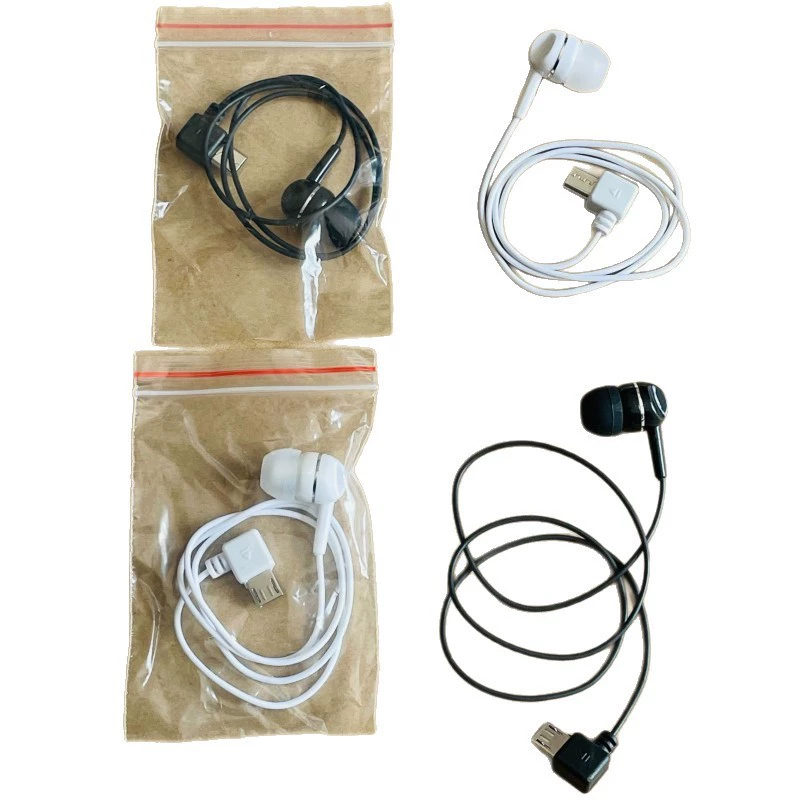 Universal in-ear Bluetooth headphone TYPE-C single-sided headphone cable ultra-thin micro Android typec interface
