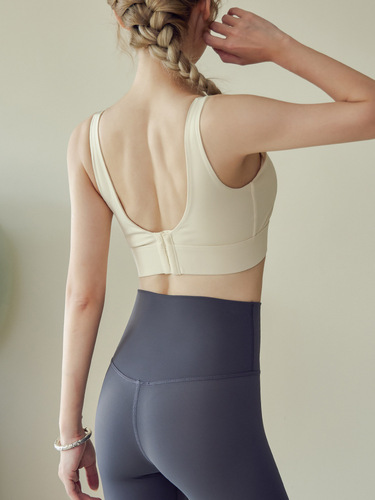 High Intensity Sports Bra Women's Shock Absorption Running Fitness Vest Gathered Shaping Anti-Sagging Bra High Support 