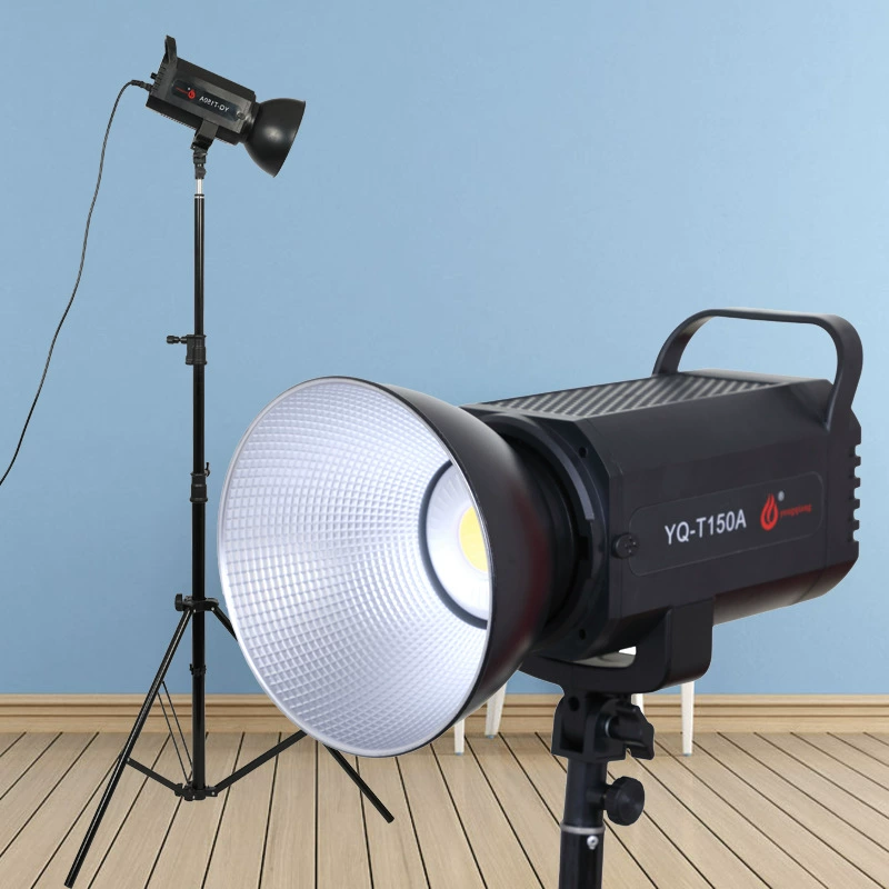 Портативный свет для видеотрансляций Yongqiang YQ200/300, 200W, регулируемая цветовая температура, COB свет для фильмов и телевизионной студии, свет для фотосъемки