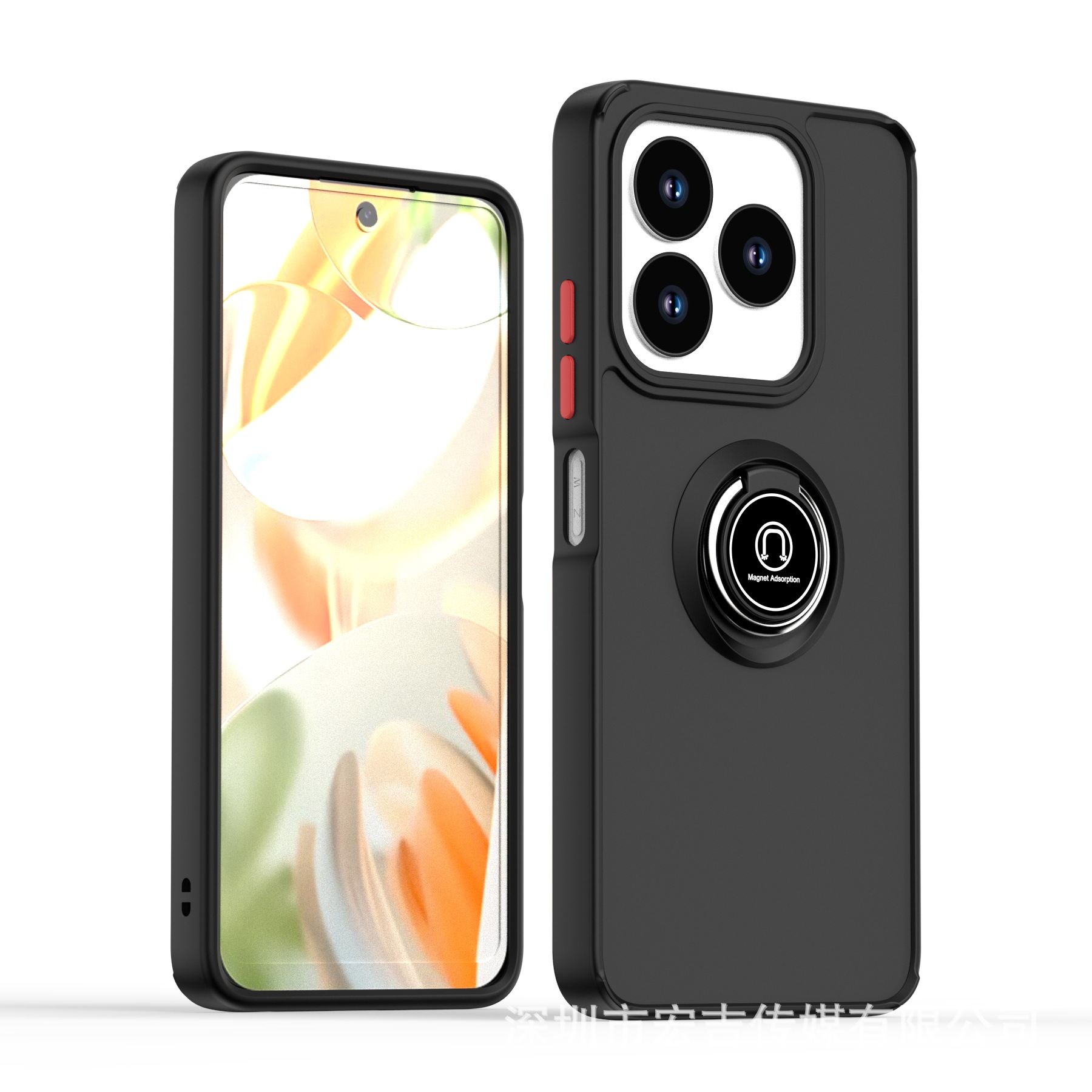 适用中兴ZTE V60 SMART祺影手机壳ZTE A35车载磁吸支架A56保护套