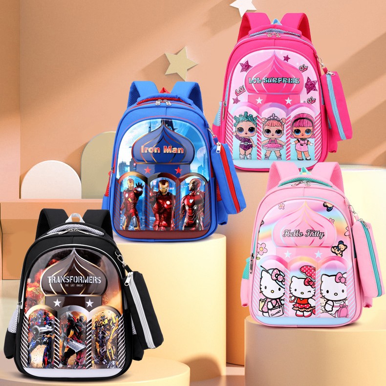 Cartoon Hard Shell School Bag Kindergarten Male and Female Baby Cute Princess Style Backpack Lightweight Backpack Manufacturer Wholesale