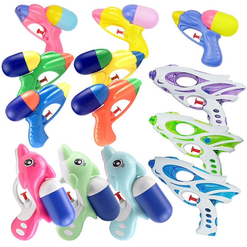 Pistola de agua de delfín de dibujos animados pistola de agua de juguete para niños pistola de agua de verano pistola de agua de playa de verano al por mayor