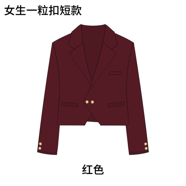 Red short suit