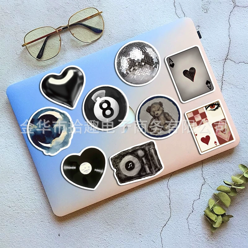 Набор из 50 листов наклеек Pinterest Girl для декоративных термокружек, чехлов для мобильных телефонов, блокнотов, персонализированные наклейки