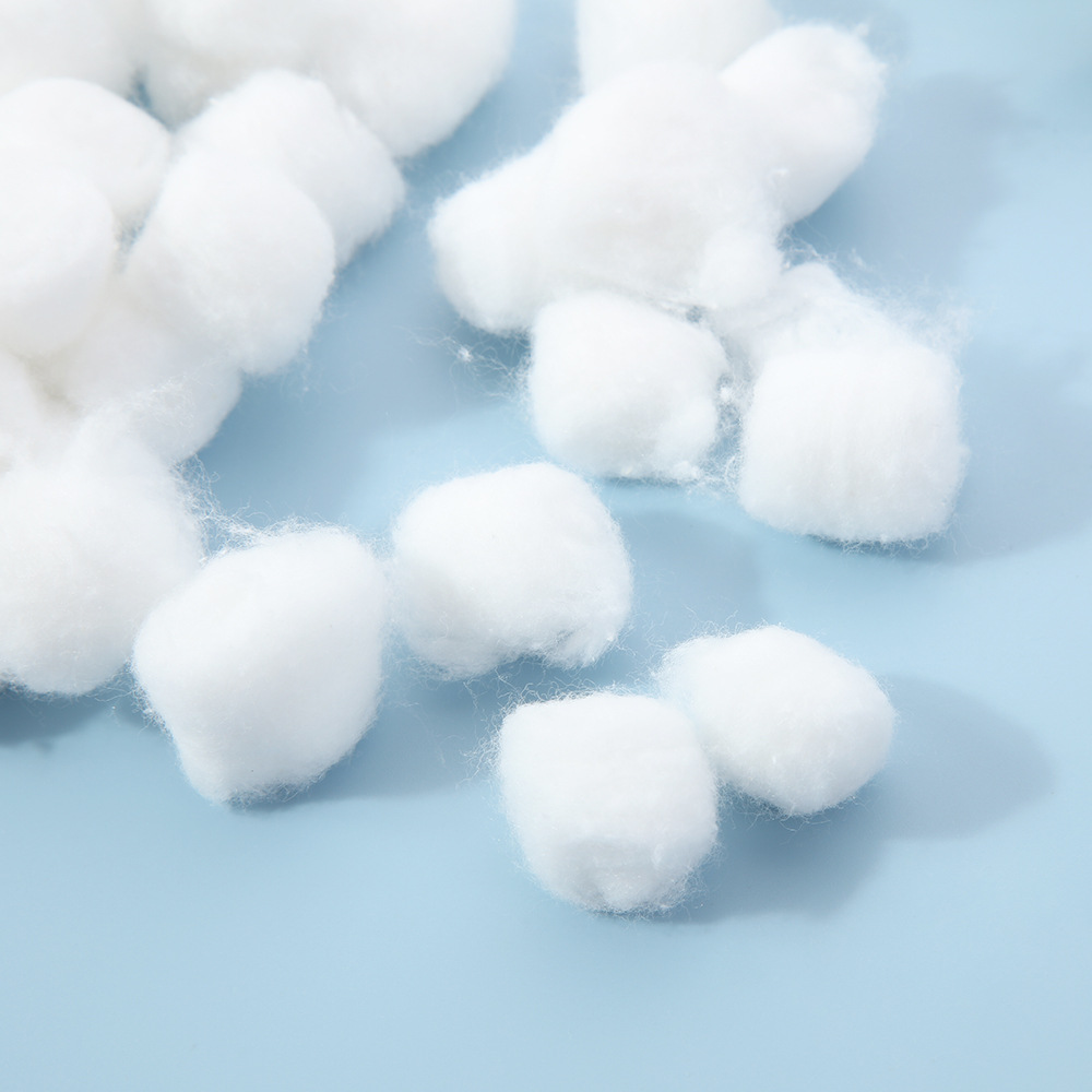 Bolas de algodón maquillaje blancas desechables absorbentes de agua, amigables con la piel, cómodas, no irritantes, belleza doméstica, bolas de algodón maquillaje limpias y desinfectantes
