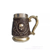 Foreign trade export original single resin stainless steel skull cup Mark cup beer drink kettle cup cool beer glass