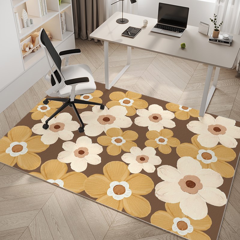 크림 오렌지 흰색 꽃