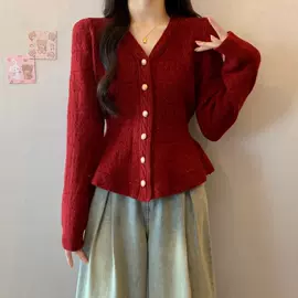 女式针织衫;毛衣;女式貂绒衫