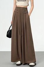 清仓捡漏~尾单大牌剪标专柜撤回外贸 夏季薄款大码休闲阔腿裙裤子