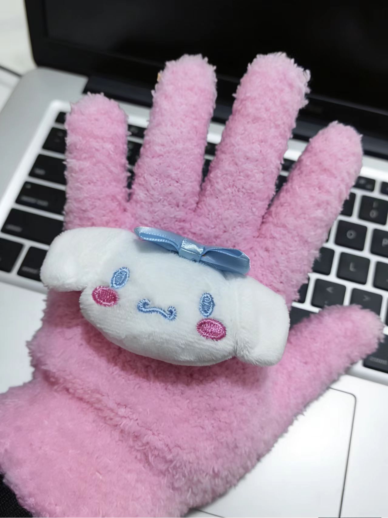 시나모롤 핑크 장갑