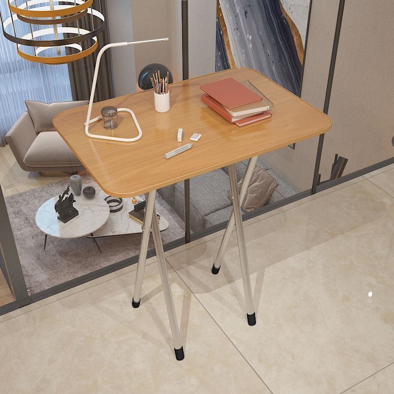 Mesa plegable simple portátil rectangular contra la pared pequeña mesa dormitorio de alquiler mesa de comedor pequeña mesa cuadrada al aire libre
