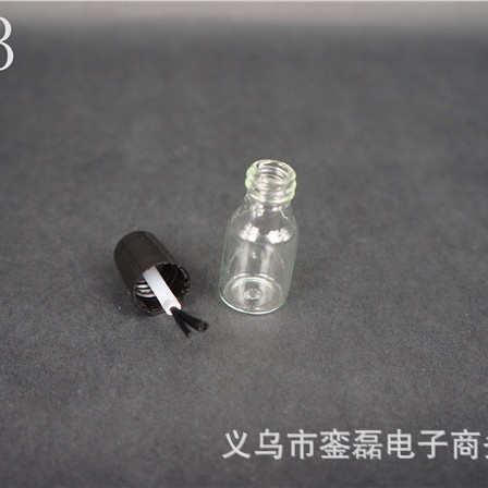 Venta directa de fábrica de GD 3ml cepillo redondo sub-paquete esmalte de uñas rubor pintura botella de vidrio envío gratuito